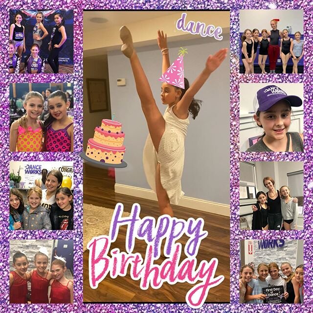 Happy Birthday to Company member Amalia.  You are a leader, hard worker &amp; passionate about dance.  We hope you have a wonderful day filled with love. We miss you lots! #birthdaygirl #dwnycompany 💜🎂💜🎂💜🎂💜🎂💜🎂💜