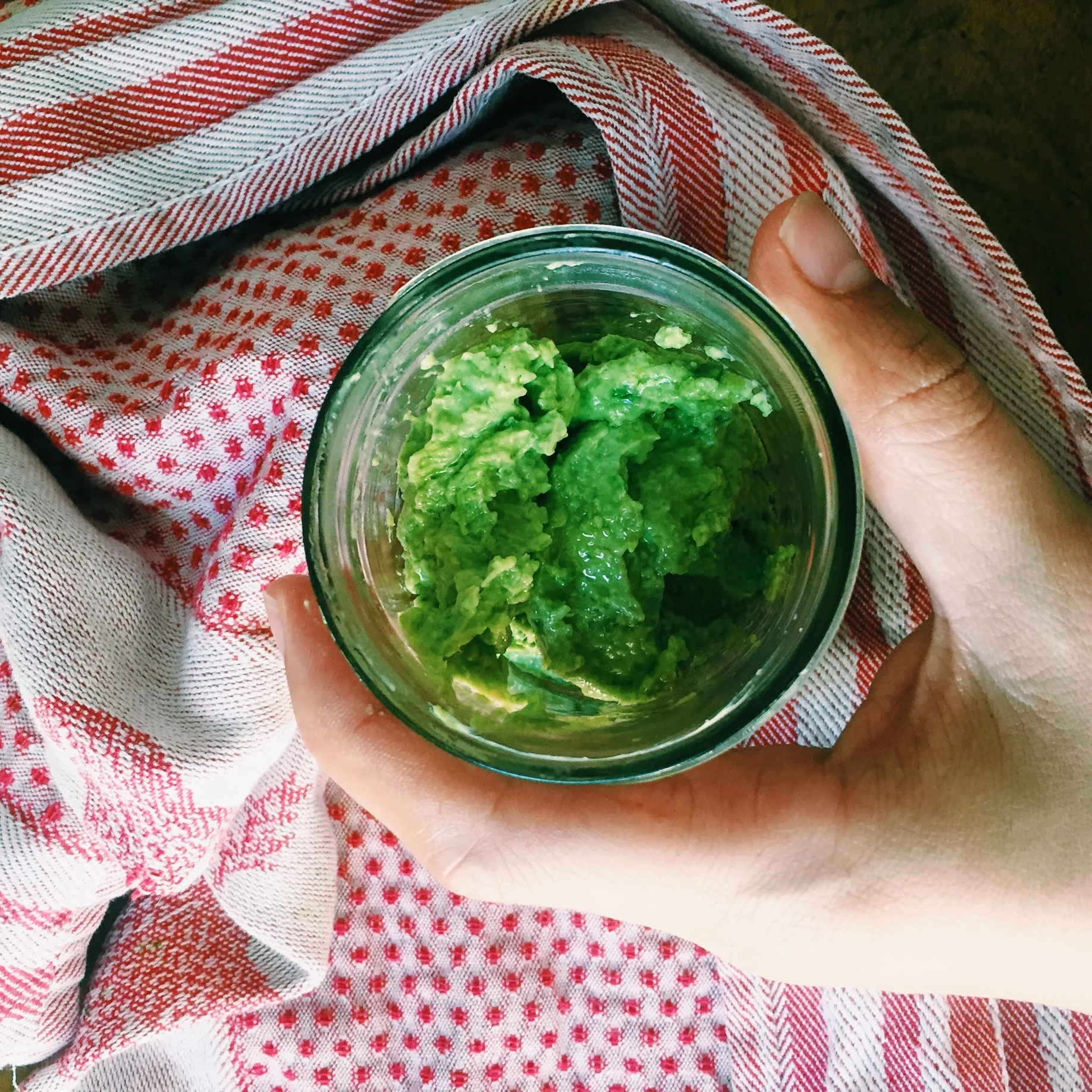garlic scape pesto
