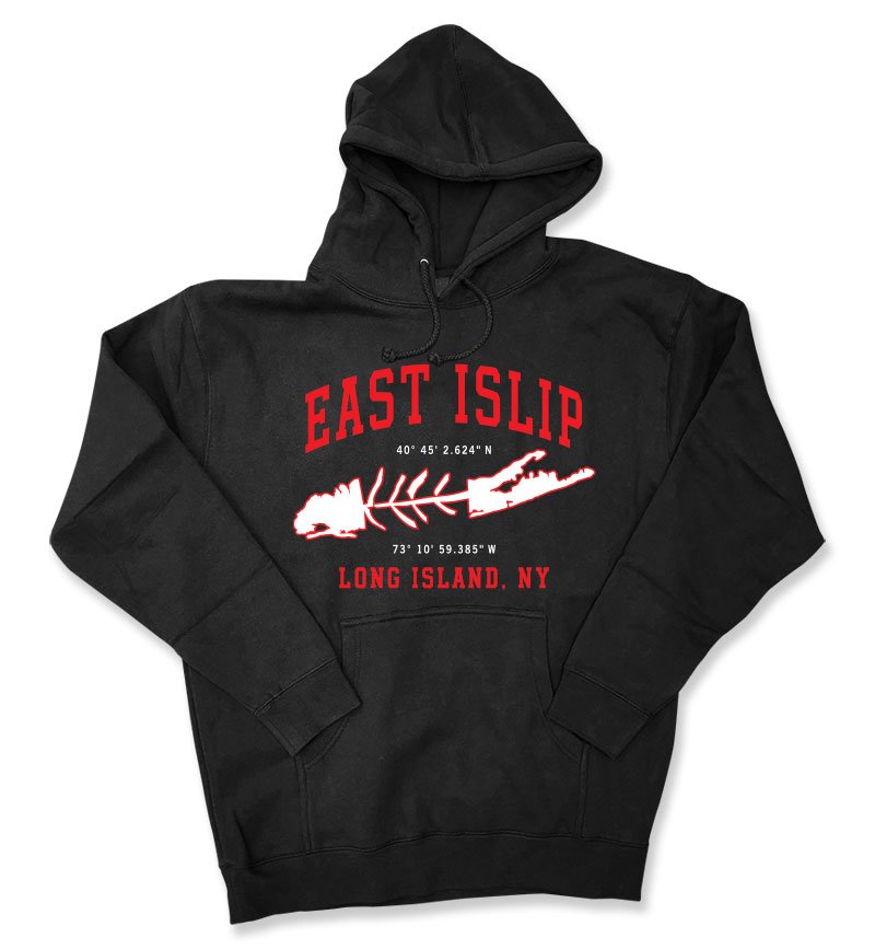 Carleton X East Islip Fundraiser Black Hooded Sweatshirt — CARLETON