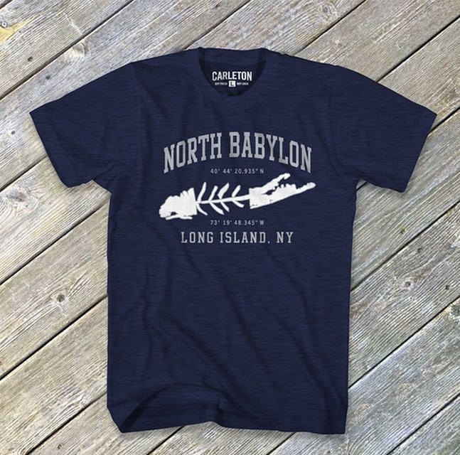 Up next, and our last fundraiser for the school year, is North Babylon! For this shirt we teamed up with Woods Rd Elementary School PTA. All profits will go towards Field Day 2024. Shirts are available now at carletonclothing.com