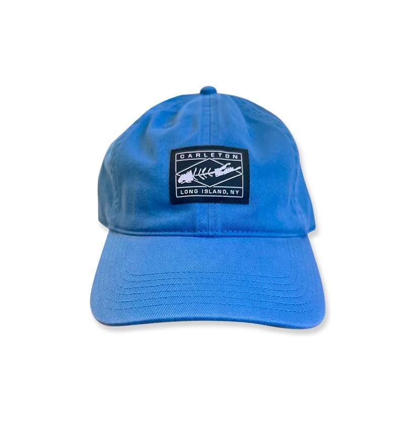 LI Fish Label Dad Hat / Royal Blue