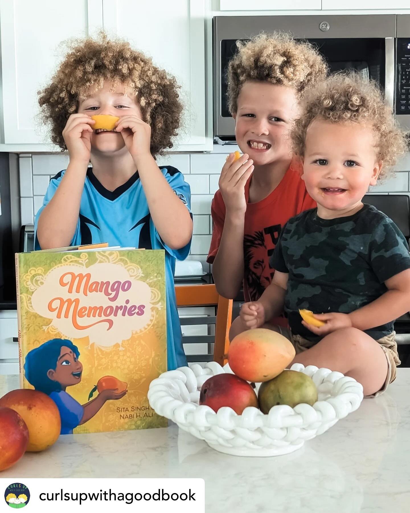 This precious photo truly touched my heart! Thank you @curlsupwithagoodbook for making Mango Memories a part of your family&rsquo;s special moments 🥹&hearts;️

Posted @withregram &bull; @curlsupwithagoodbook There&rsquo;s one thing for certain and t