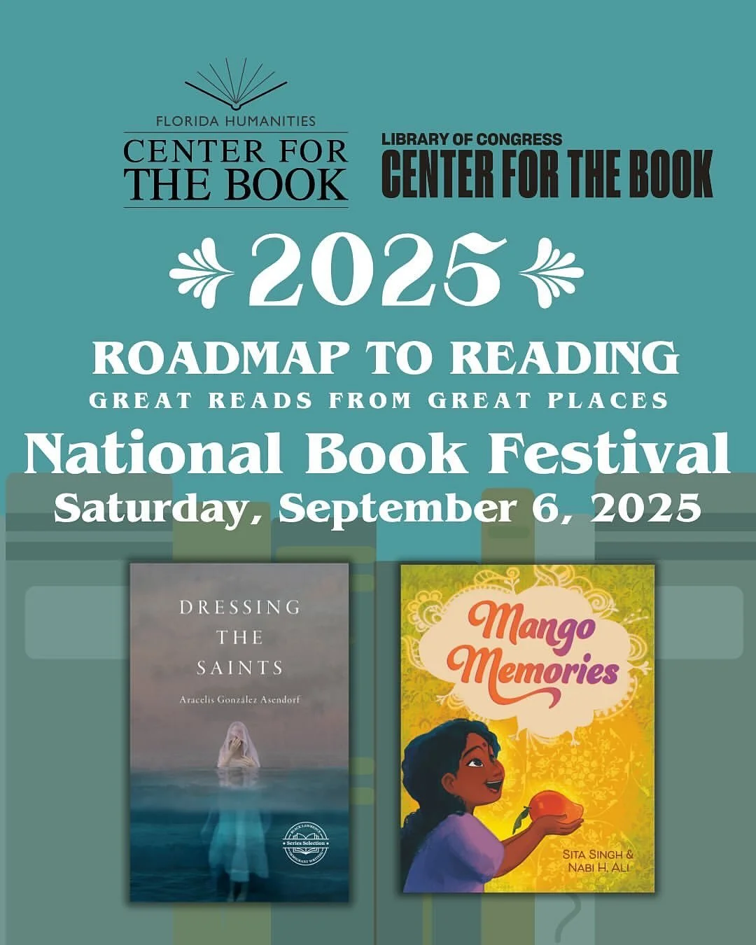Thank you, @flhumanities! We&rsquo;re truly grateful and honored. If you&rsquo;re in D.C. this weekend, visit the National Book Festival. It&rsquo;s free and open to the public. 
@nabihaiderali @anneschwartzbooks @randomhousekids @lookingglasslit 

P