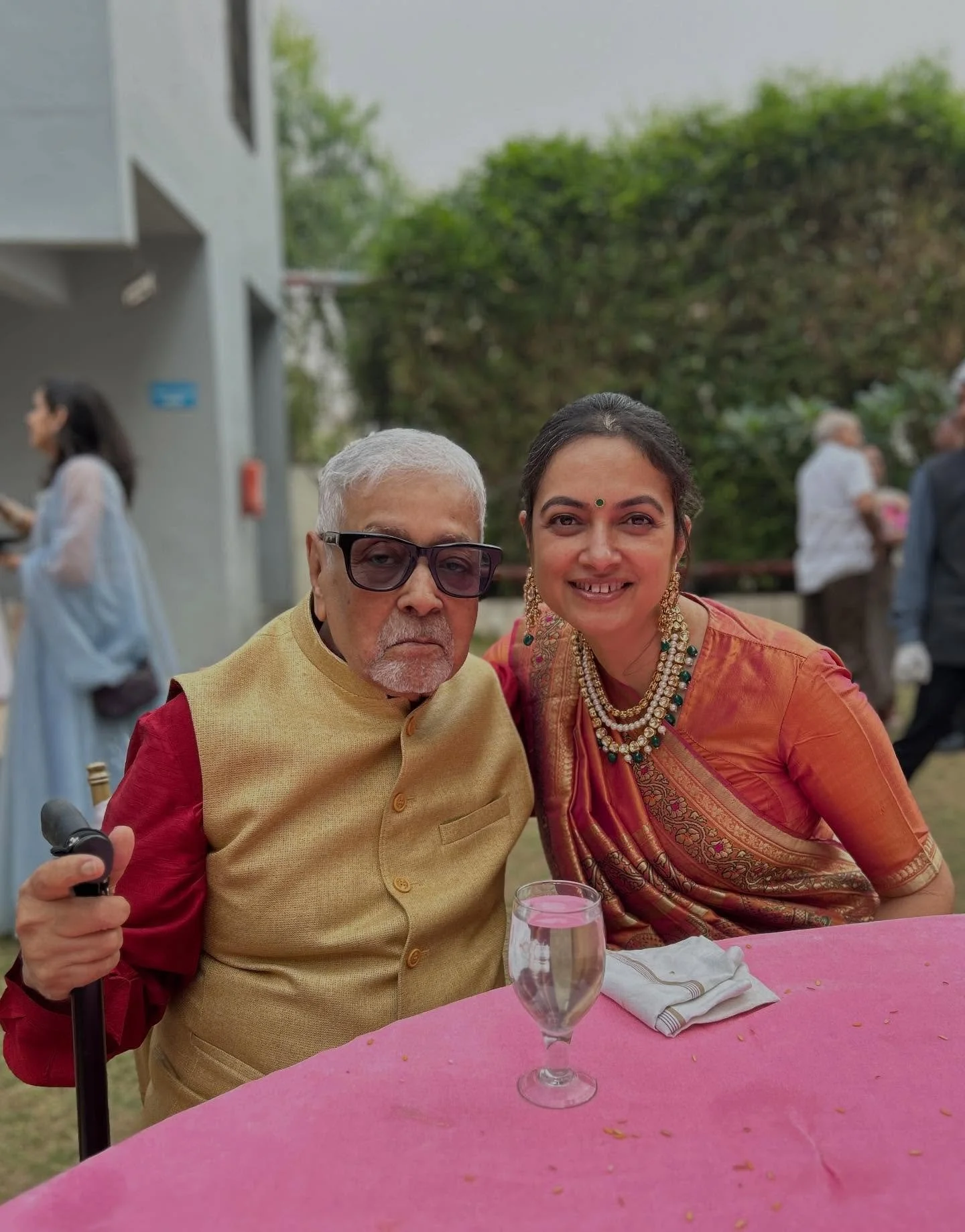 Same time last year! Happy Anniversary to @dev_ansh31 and @yogagirl0111 ❣️