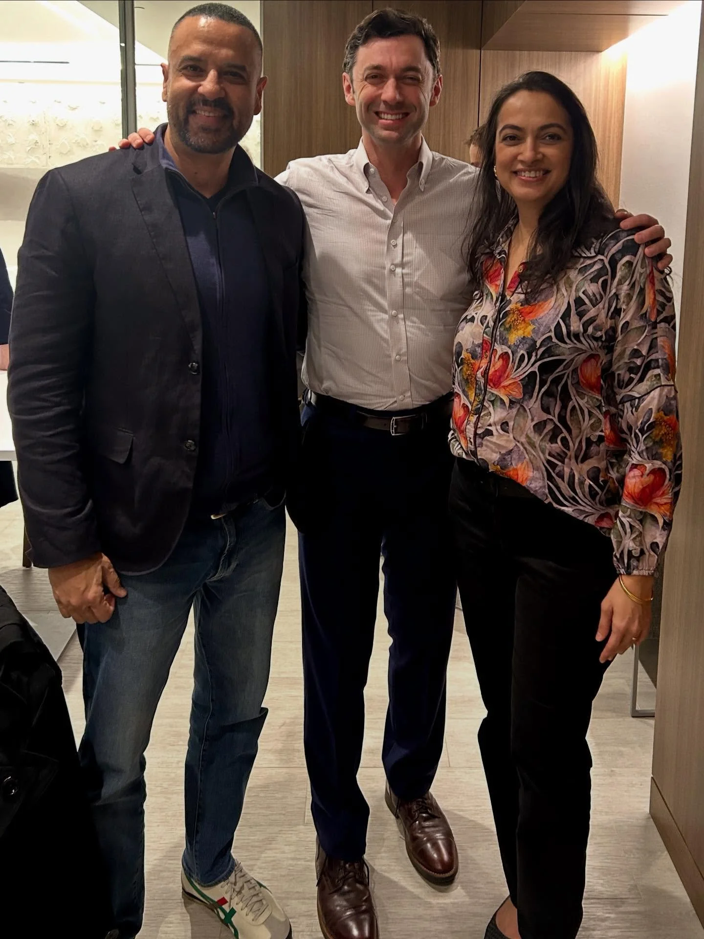 Last week, we got to meet Senator Jon Ossoff, on whose campaign our daughter Salonee is working on and we couldn&rsquo;t be prouder.

@jonossoff is thoughtful, inspiring, and deeply committed to the state of Georgia. As the Senate&rsquo;s most vulner