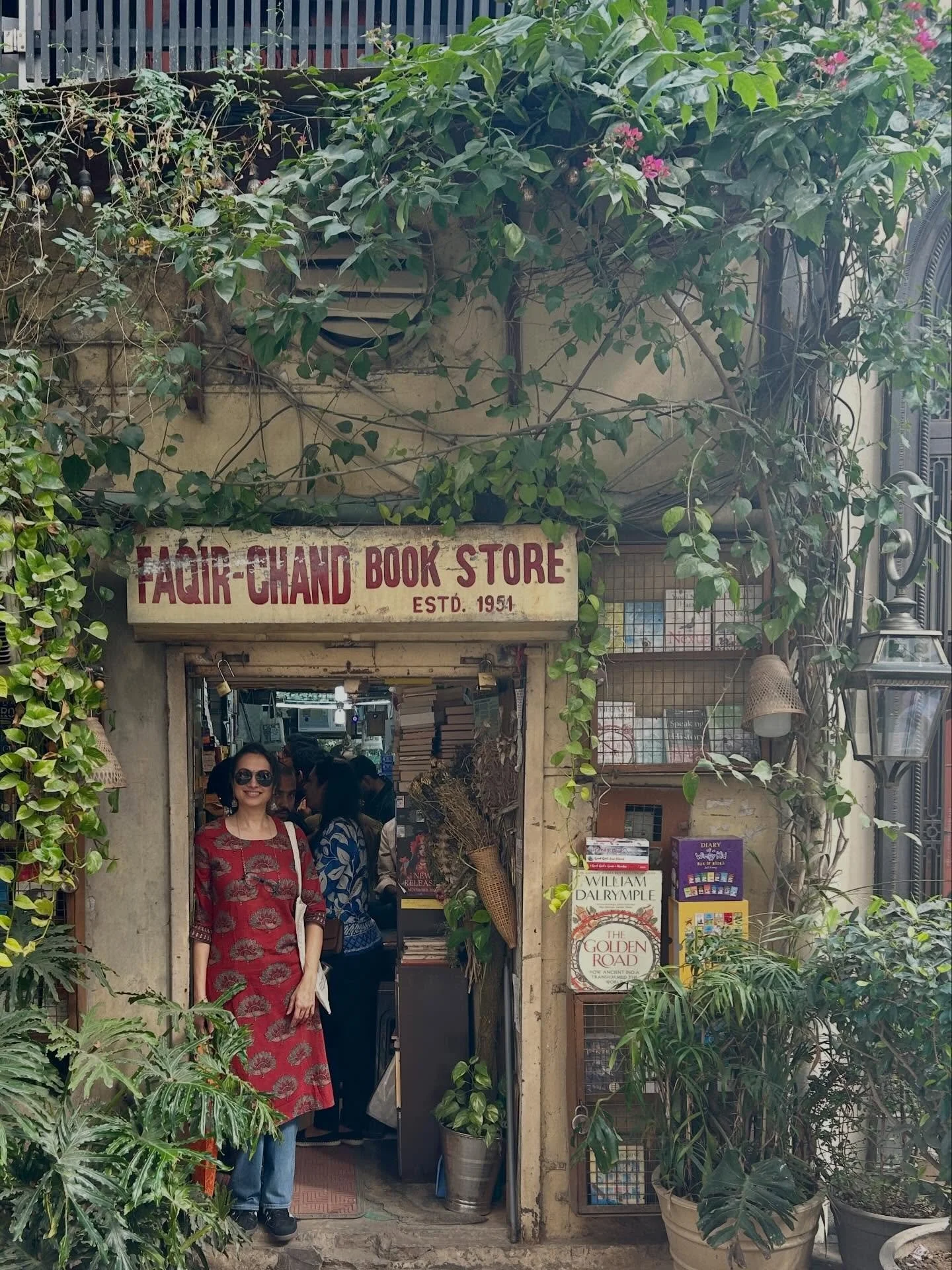 Happy #independentbookstoreday! Last month in India, I had the absolute joy of visiting the beautiful, historic @faqirchandbookstore in Delhi! And I was so happy to spot my dear friend @meera.sriram&rsquo;s adorable board book. Indie bookstores reall