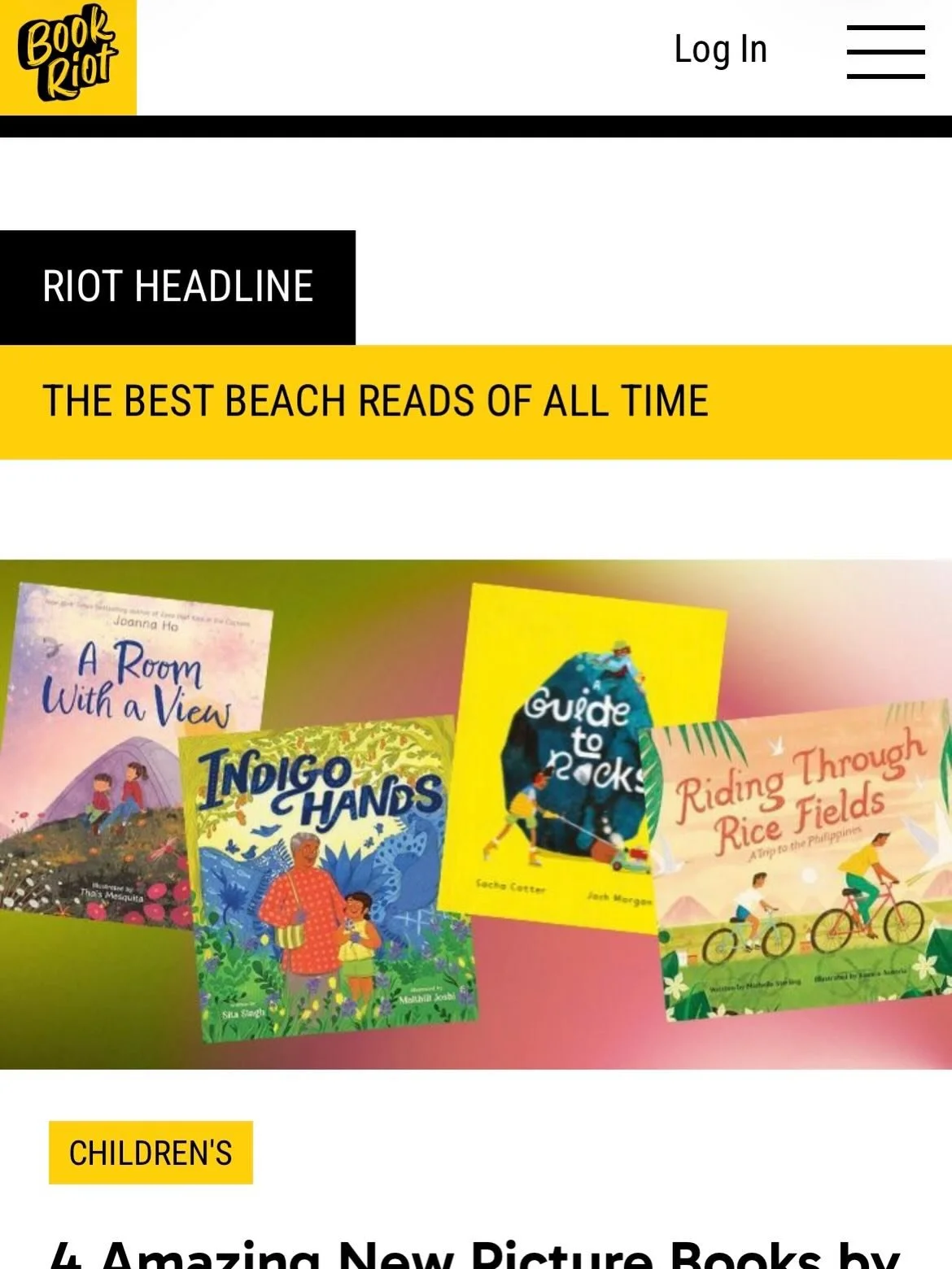 INDIGO HANDS was featured on Book Riot! Another author bucket-list item unlocked. 💙

Thank you @bookriot for highlighting our book alongside some incredible reads. @maithiliart and I are truly honored and grateful for the recognition. 

Read the ful