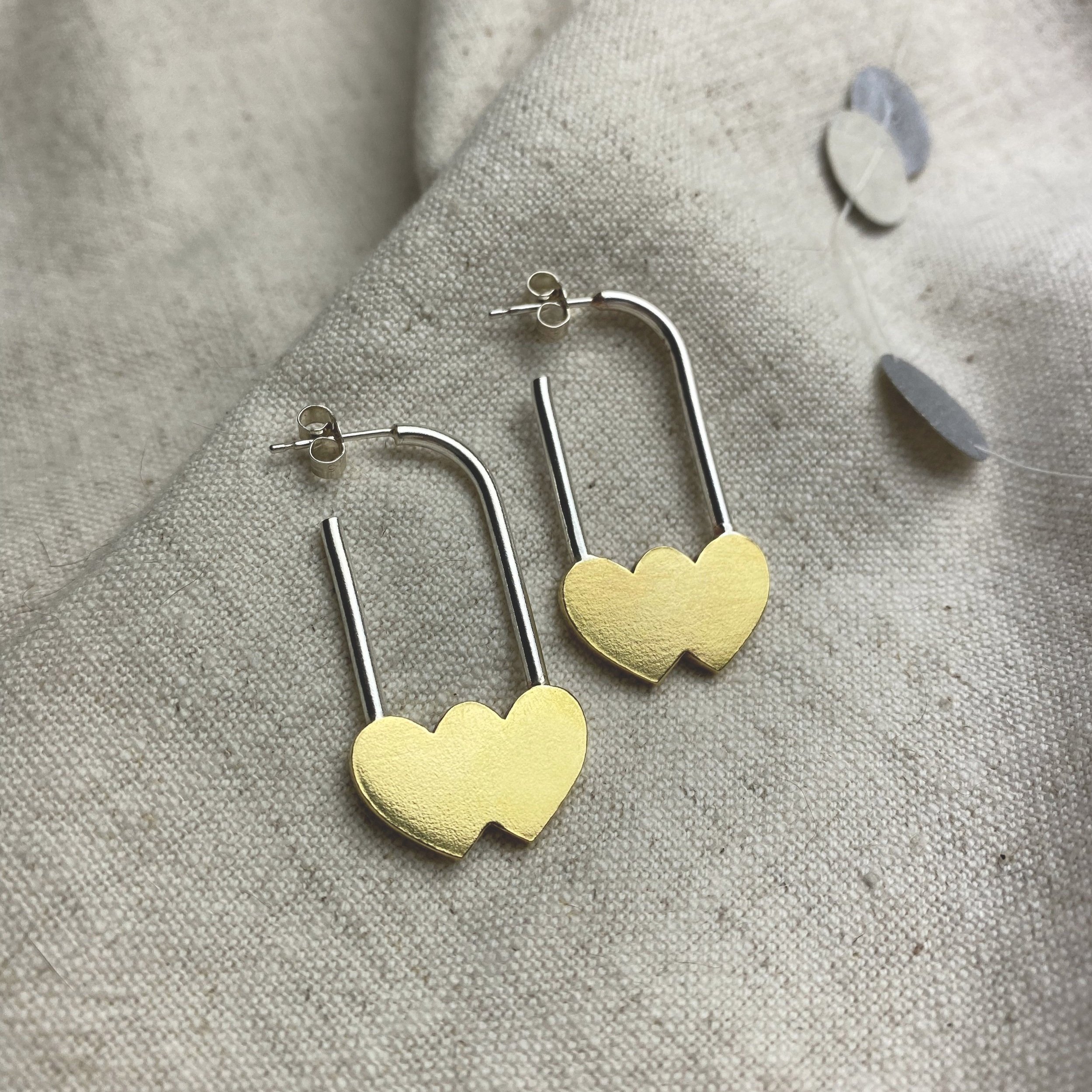 Large Lovelock Hoops