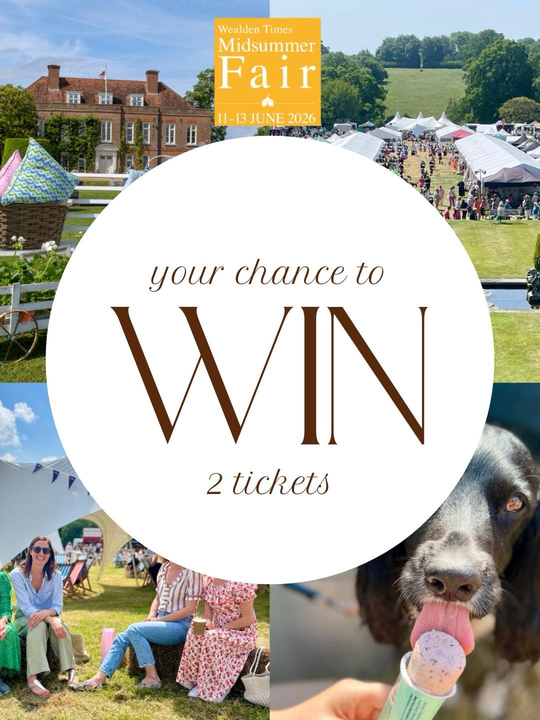💖 G I V E A W A Y 💖
Super excited to be exhibiting once again @wealdentimes fair this year! And to celebrate I have 2 FREE tickets to give away! 

It is such a lovely day out in the beautiful Kent countryside, with lots of lovely independents to sh