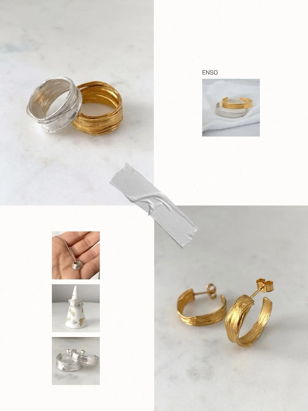 Ensō Jewellery Collection - textural, organic, timeless and meaningful. Each piece handmade and completely unique. See link in bio 🖤

#handmade #jewellery #artisan #ensosymbol #organicjewelry