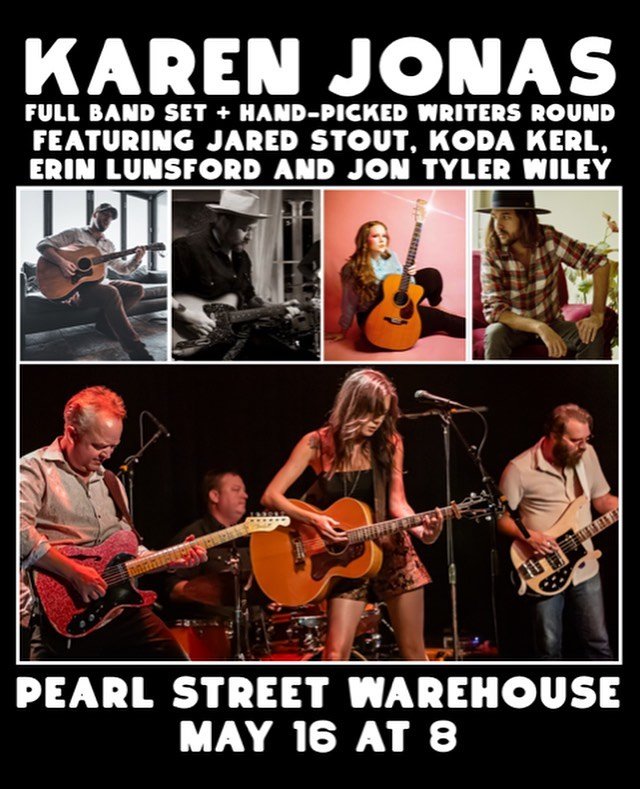 May 16 at @pearlstreetlive - can&rsquo;t wait to trade songs and stories with some of my favorite regional songwriter/bandleaders for an in-the-round songwriter set, followed by a full-band set with Tim and the Seths where we&rsquo;ll play you some b