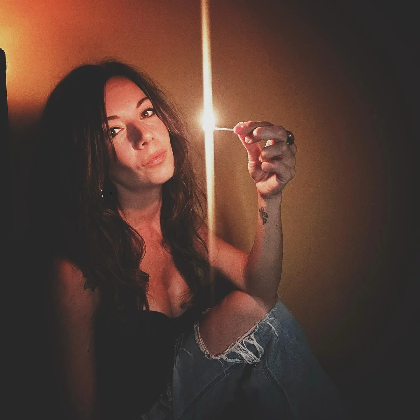 somewhere between a dimly lit bar &amp; the edge of the known universe &hellip; 
new single &ldquo;arson games&rdquo; and book of poetry &ldquo;Poetic Evidence,&rdquo; coming Aug 1 🕯️🪐