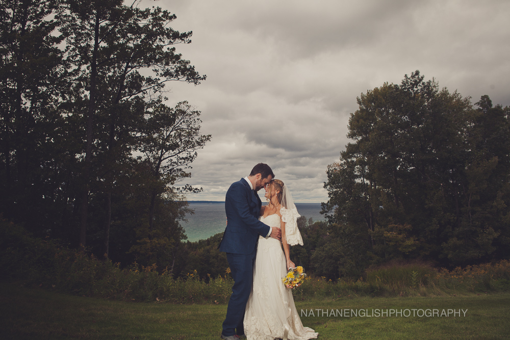 patrick + lizzie | wedding | the homestead | glen arbor, mi