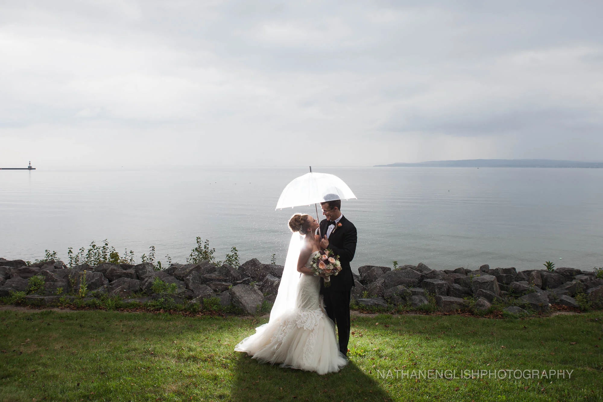andrew + angela | wedding | stafford's perry hotel | petoskey, mi