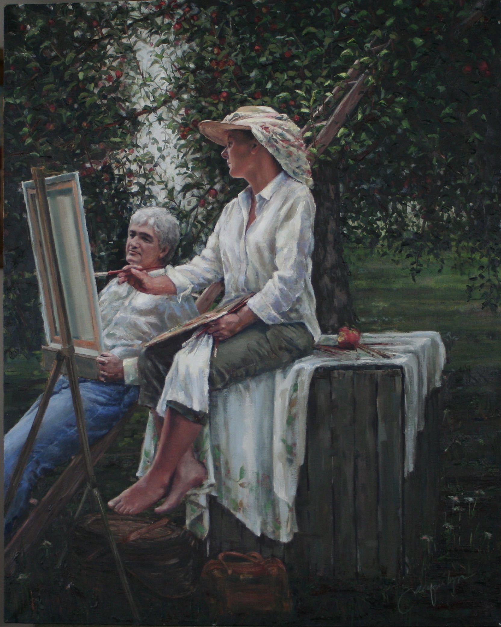 "Orchard de Glehn"  Oil on Canvas  36x24