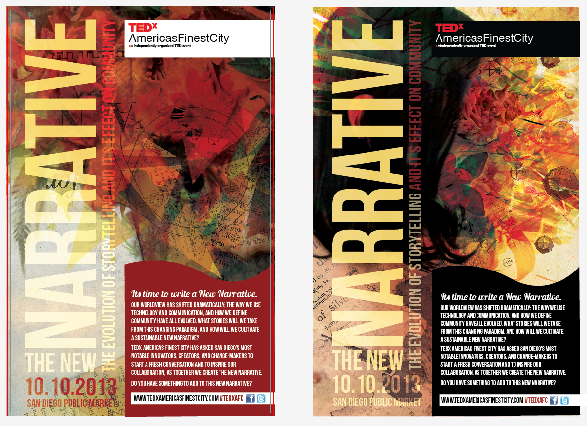 TEDX NEW NARRATIVE FLYERS