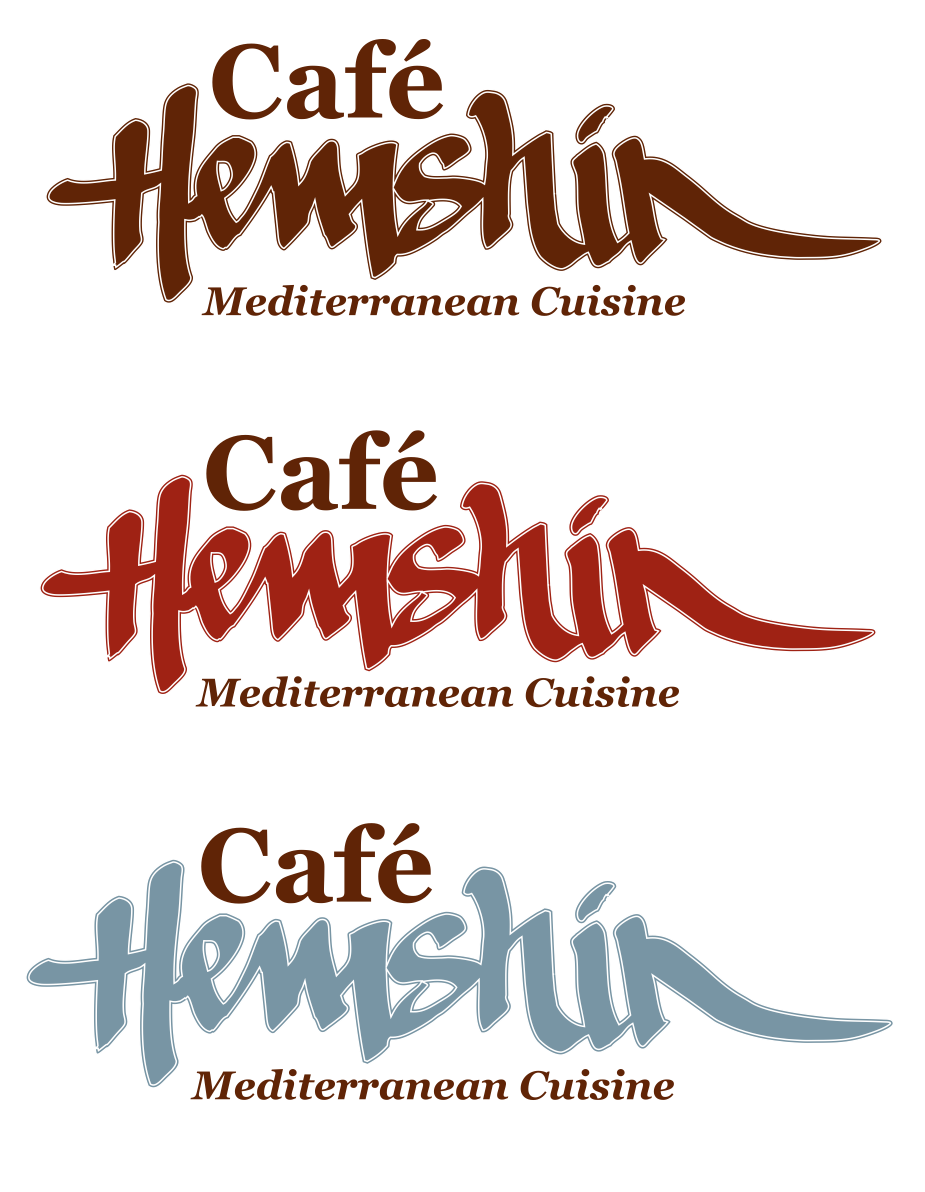 Cafe Hemshin_Concept Logo