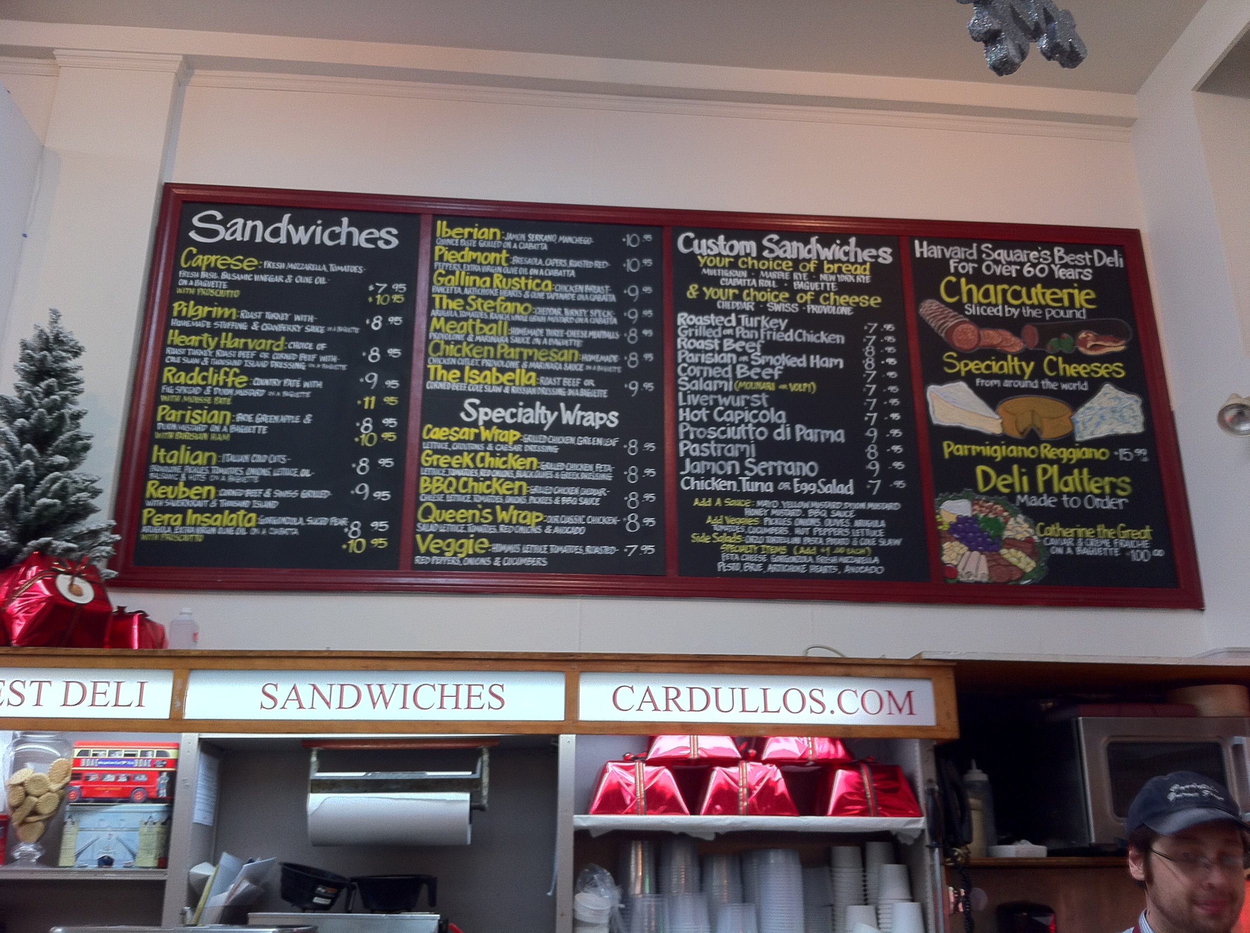Cardullo's_Sandwich Boards Installed