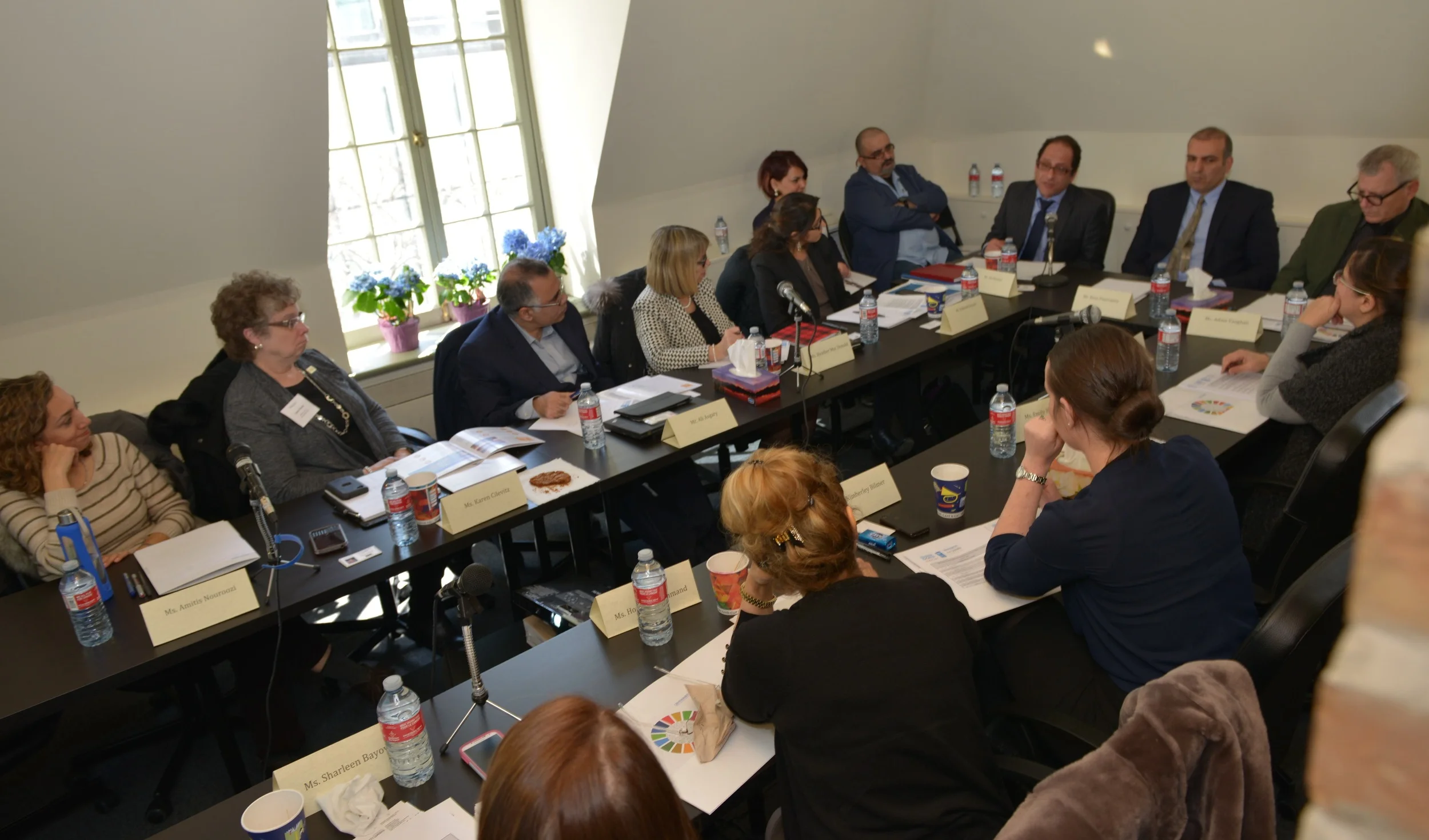 Participants of the Roundtable discussion on SDGs and CPI in Toronto