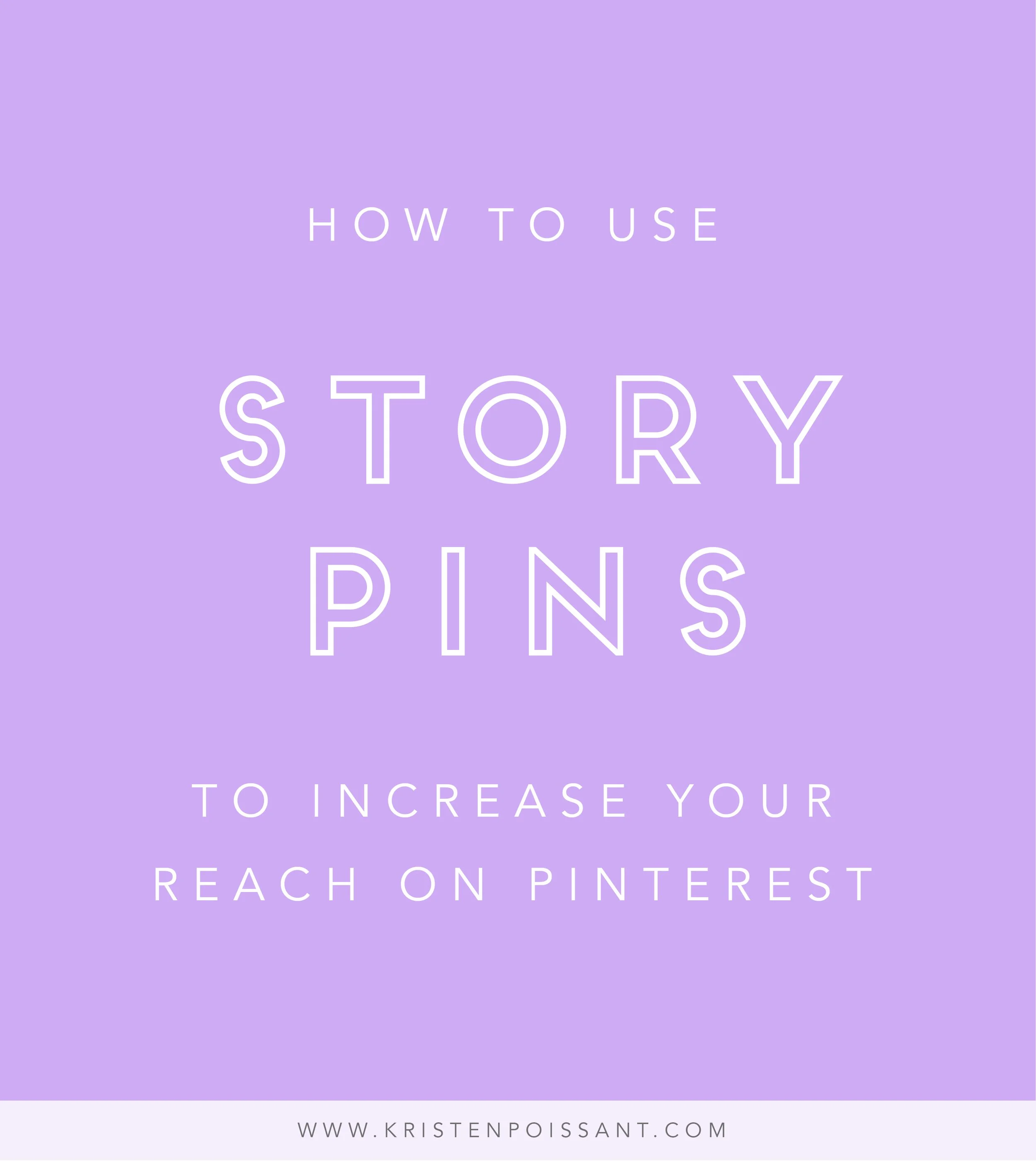 How to use Pinterest Story Pins to INCREASE your reach