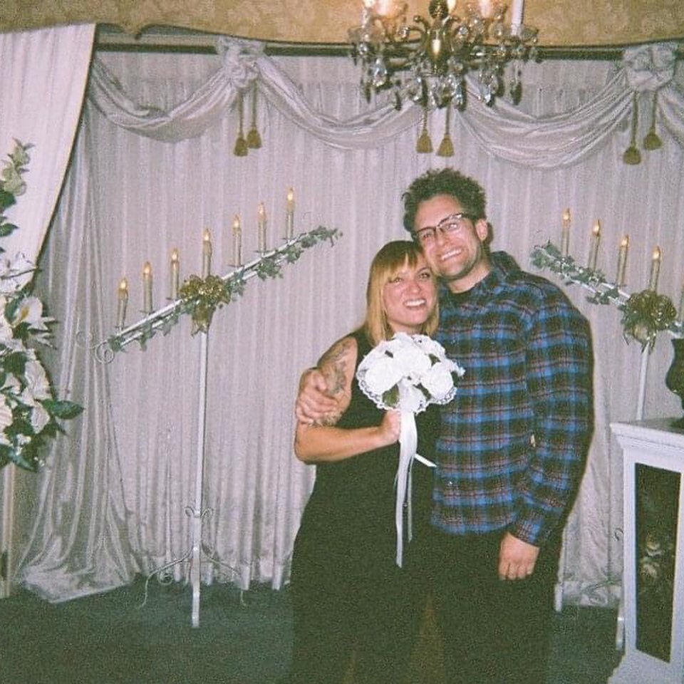 💖10 YEARS OF MARRIAGE!! That means ten years ago @titlefightfanclub bore witness to our loveeeee (and we were also on the greatest of all time tour with them, @balanceandcomposure &amp; @cruelhandhc). 

Eloping was hands down the best decision for u