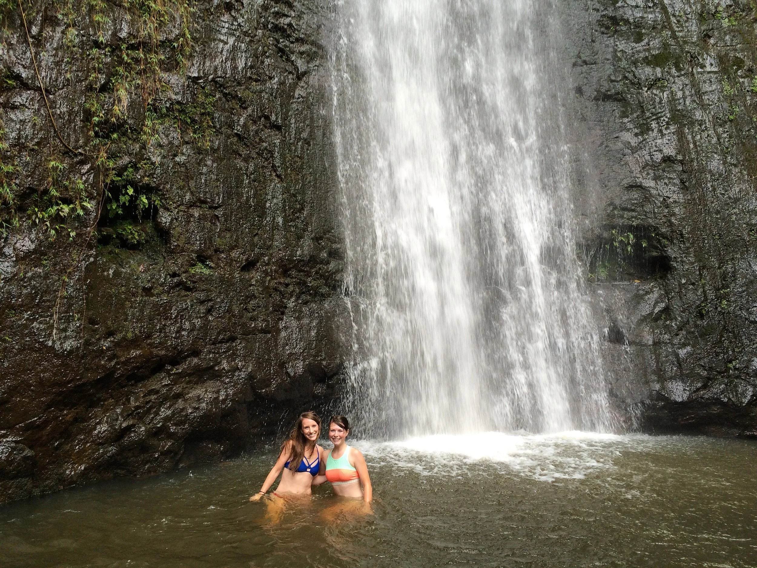 We chased waterfalls.