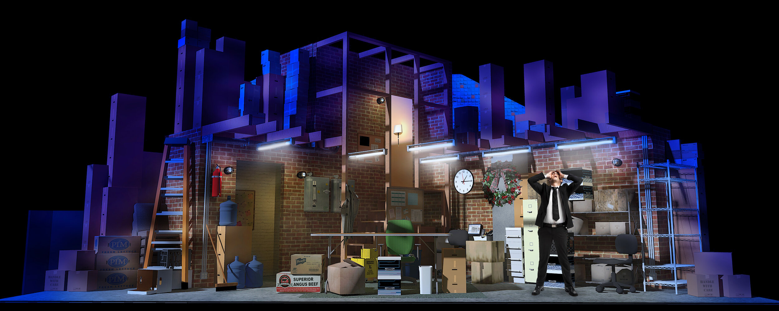 Fully Committed (Bristol Valley Theater) - Rendering