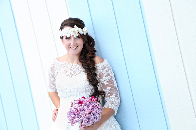  Hair and Makeup: Lauren Walsh, Laine Smart  Photographer: Regina Hyman  Location: Disney's Swan and Dolphin Resort  Planner: Just Marry! Events 