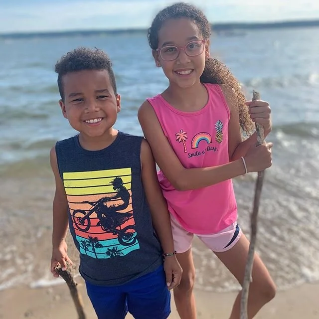 We&rsquo;re still settling in and exploring new places around our neighborhood here. This weekend we rode bikes, found a new trail close to our house- and explored the #saylorvillelake area that is super close to our home. My kids have been such troo