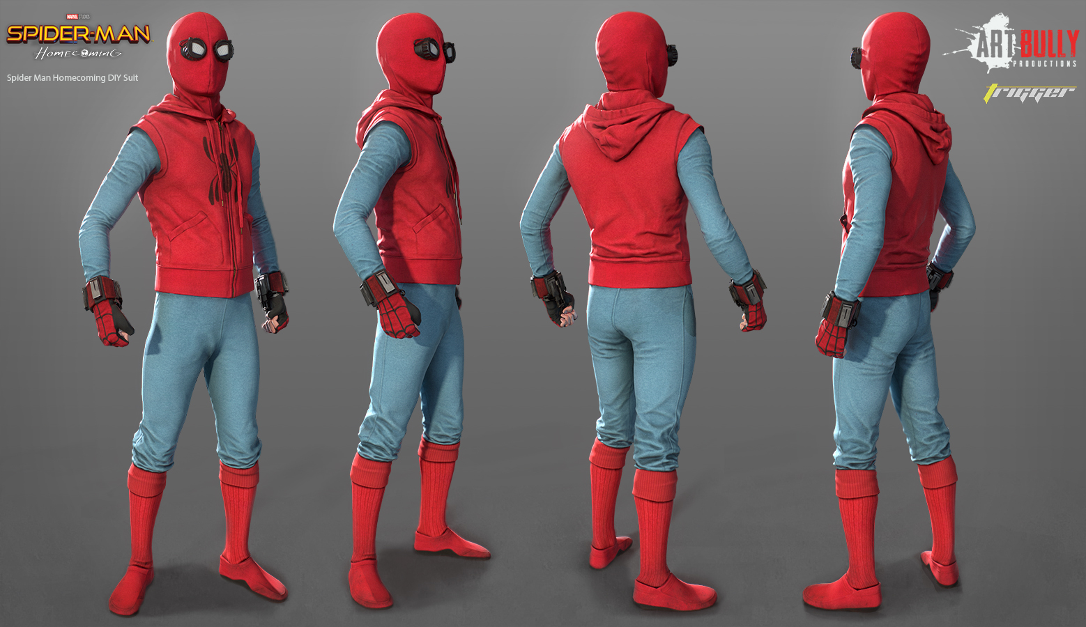 Spiderman(Homemade suit) .