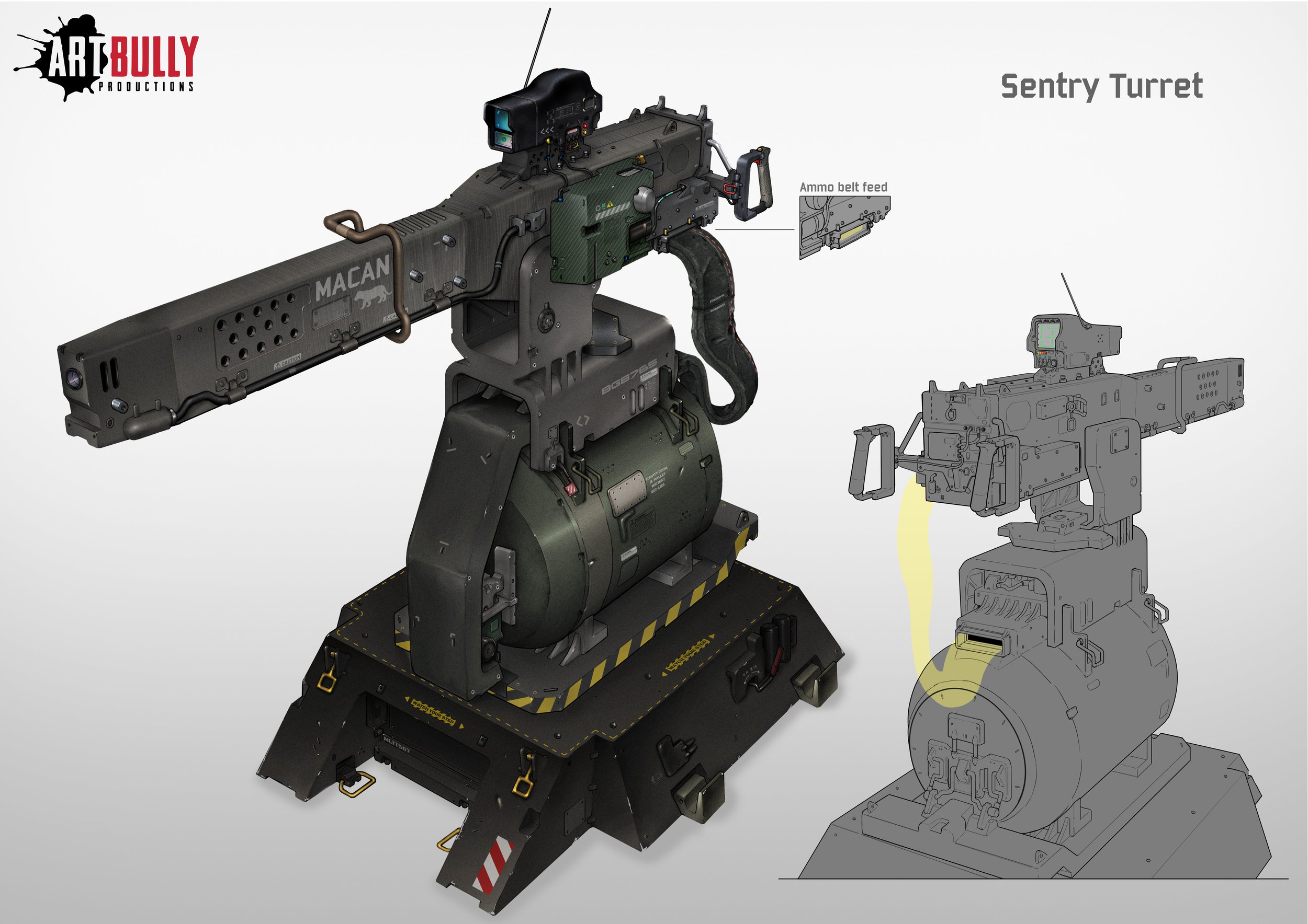 Skully-bully machine by werupz, Concept Art, 2D