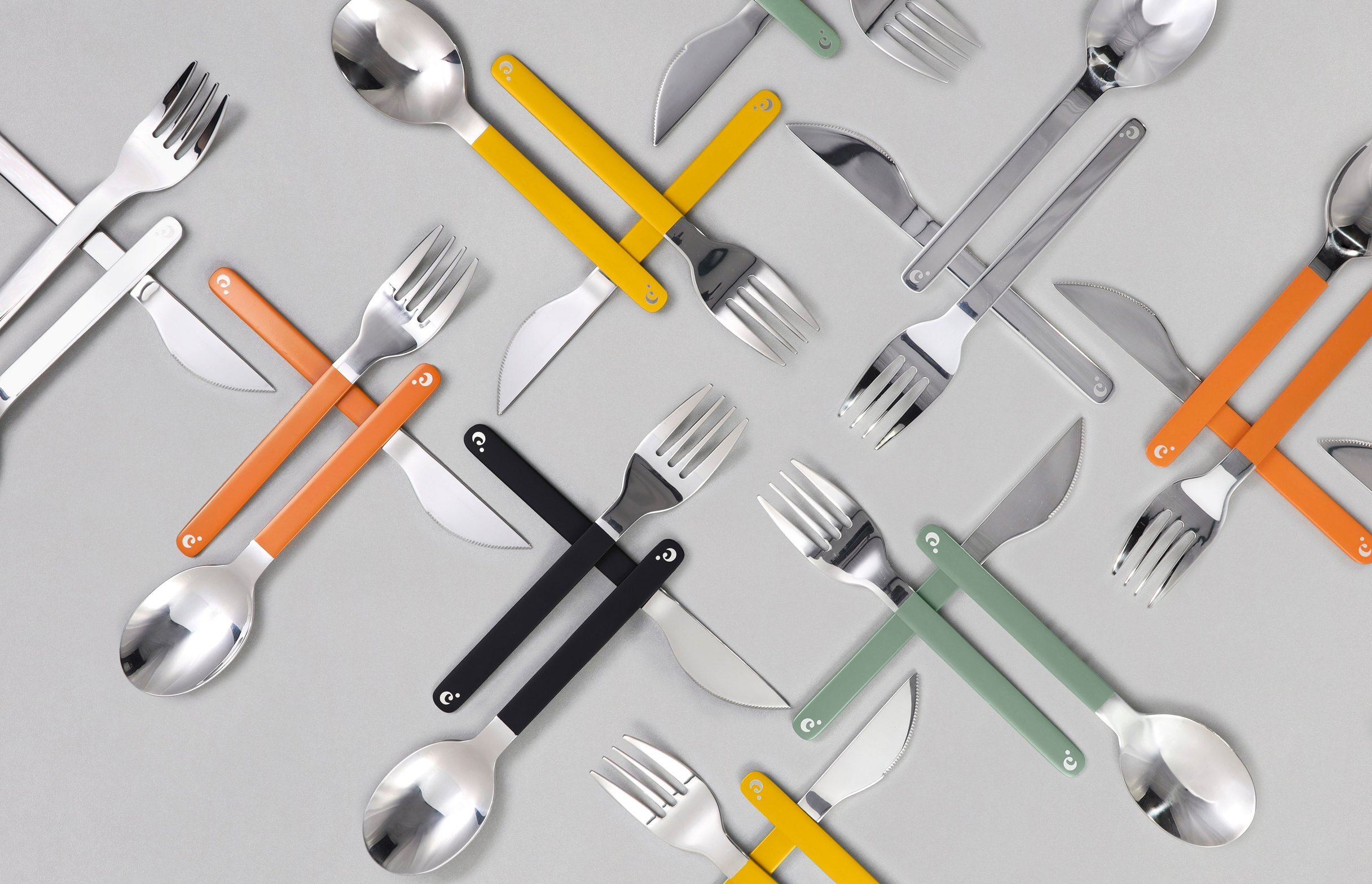 Cliffset Portable Cutlery - Yellow