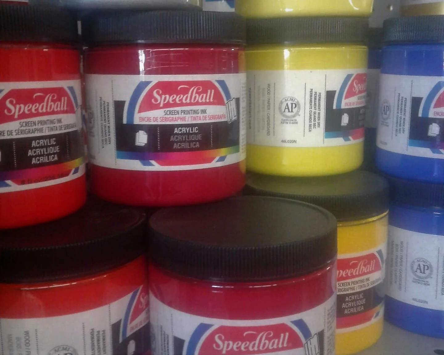 Speedball Acrylic 'PAPER' Silkscreen Inks