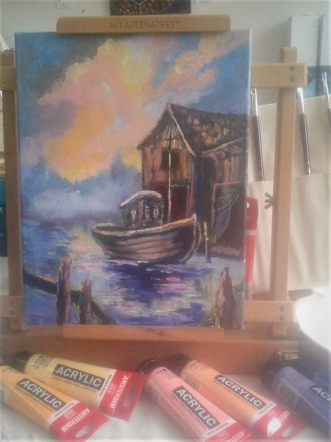 PNT ACRYLICS W/NAN ‘Little Shrimp Boat’
