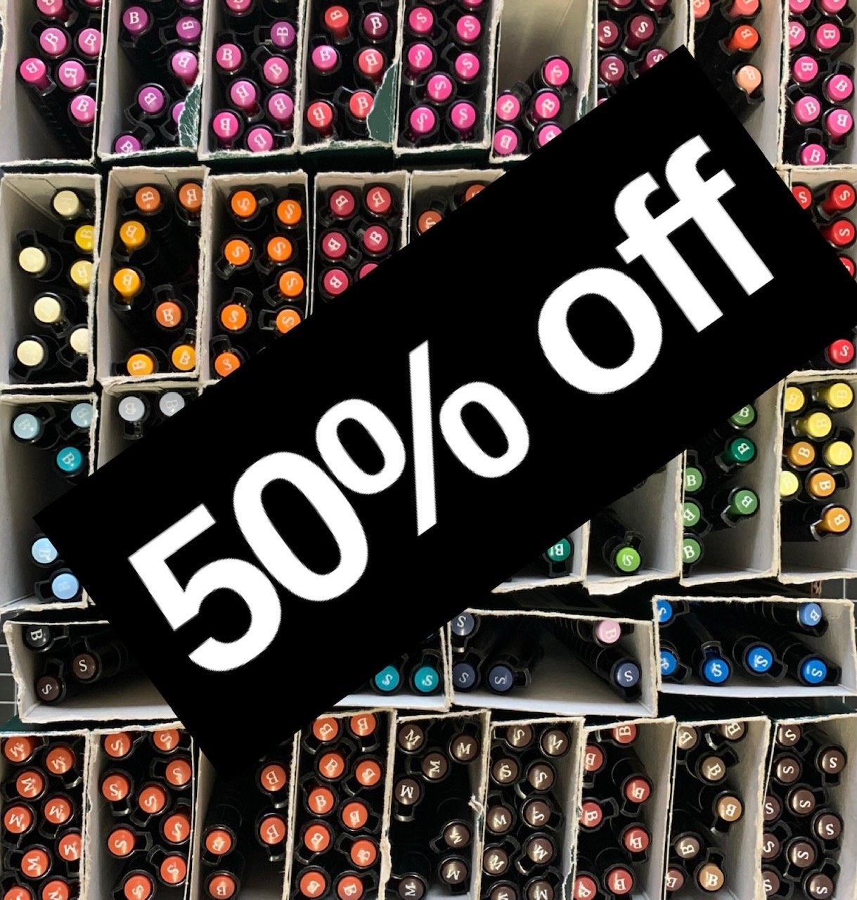 Selected Faber Castell Pitt Artist Pens 50% off