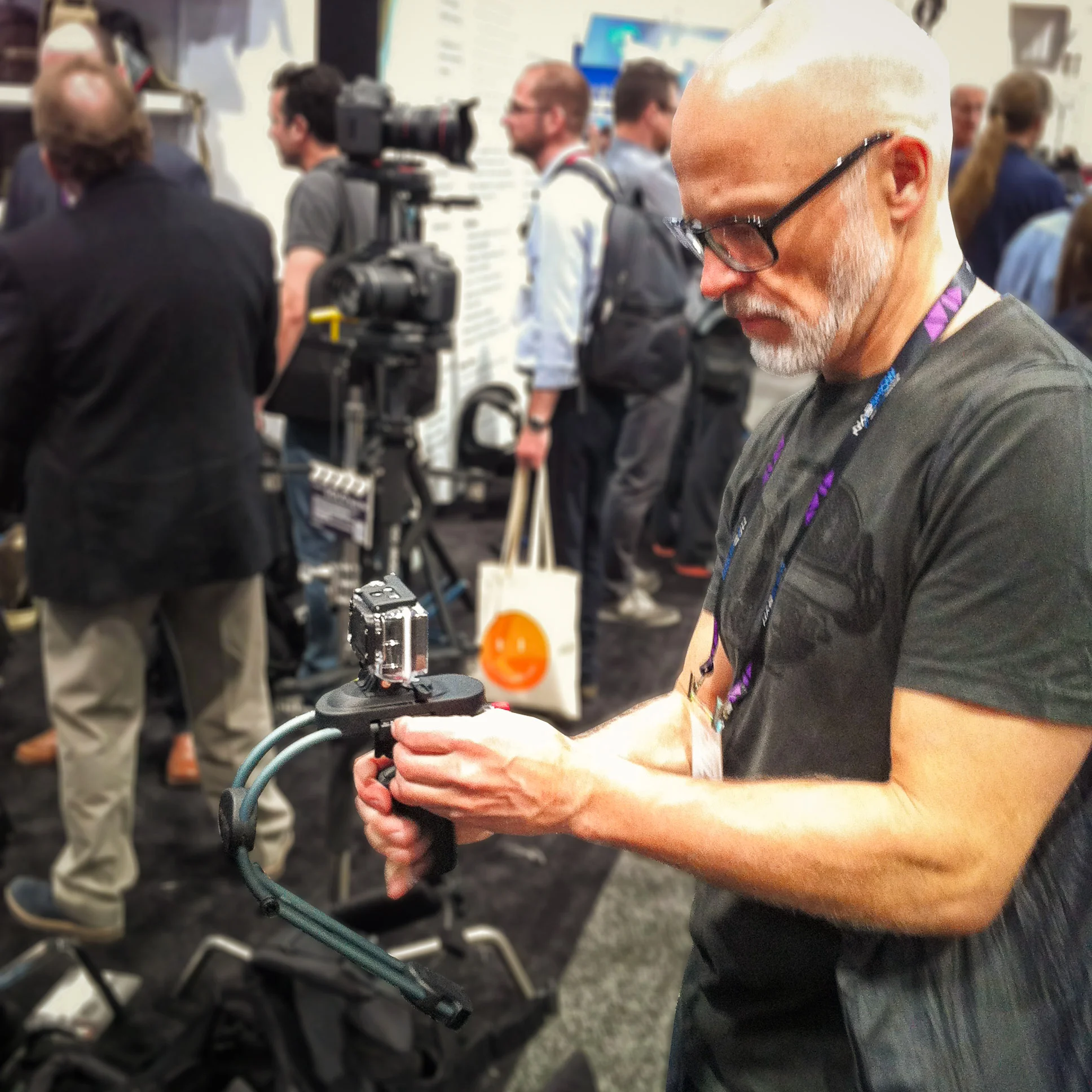 Tim at NAB Photo: Dirk Brandts
