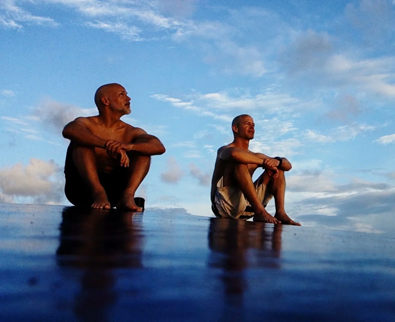 Tim and brother Daniel Ciasto, Maldives Photo: Dirk Burmeister