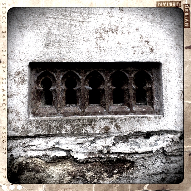 Cast Iron Gothic air vents. 