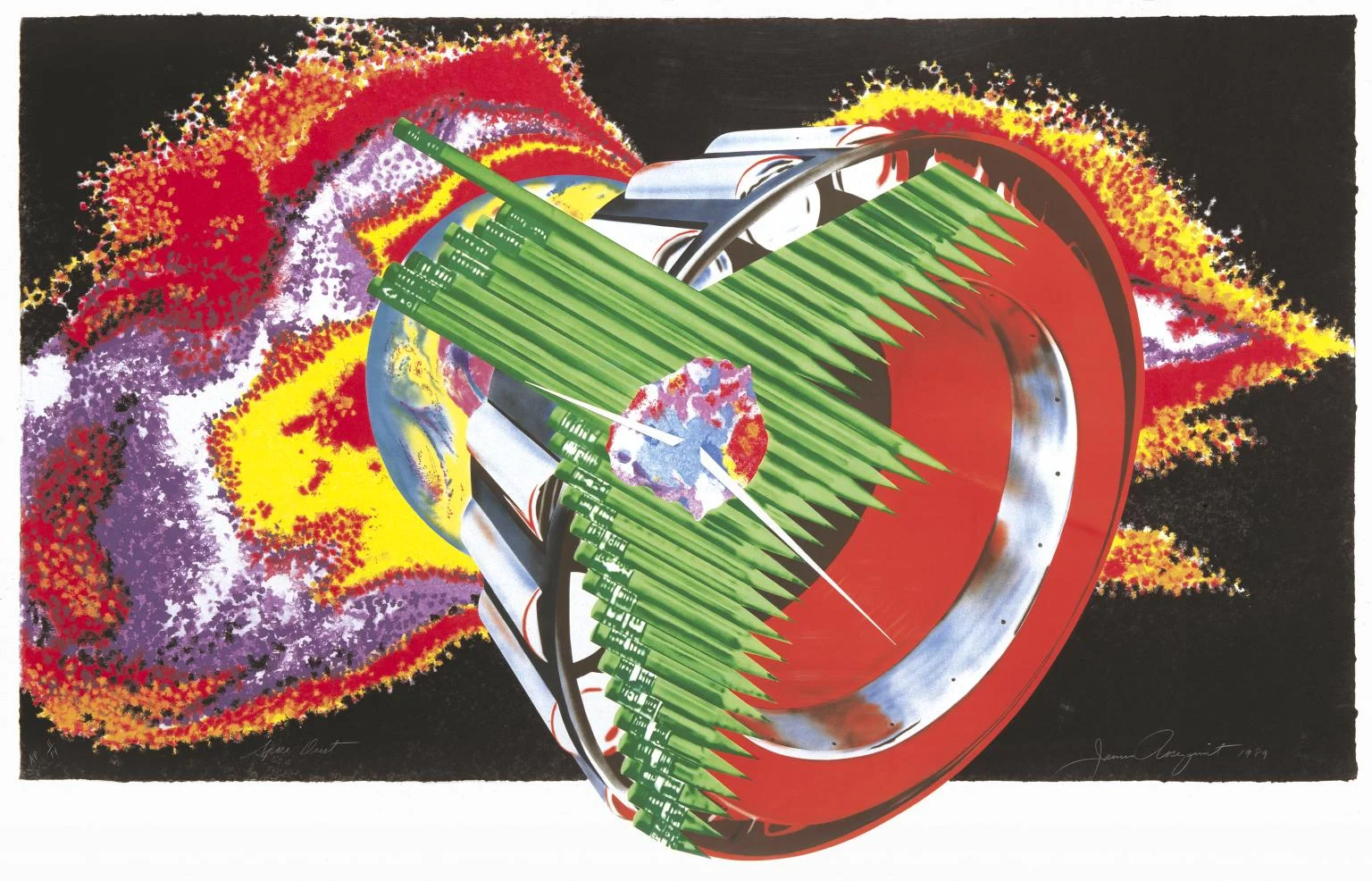 James Rosenquist, Space Dust , 1989
