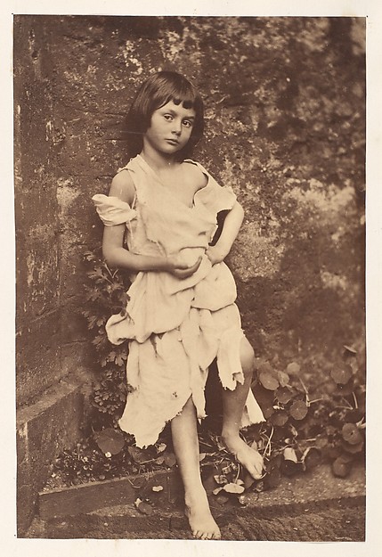 Lewis Carroll, Alice Liddell as "The Beggar Maid", 1858, Albumen silver print from glass negative
