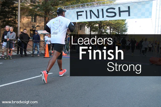 3 Things you can do to finish strong