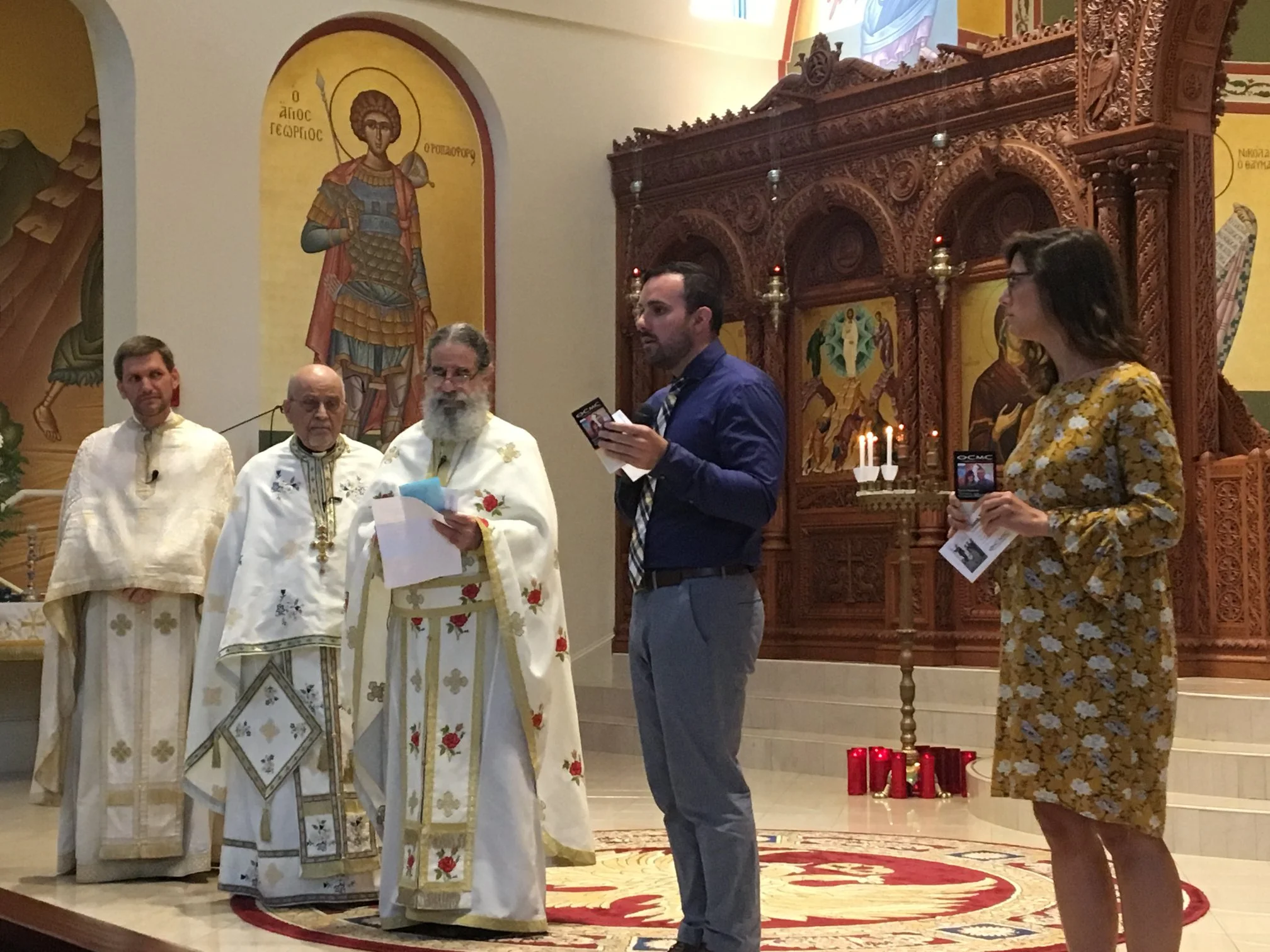 Parish visit at Holy Transfiguration in Marietta, GA