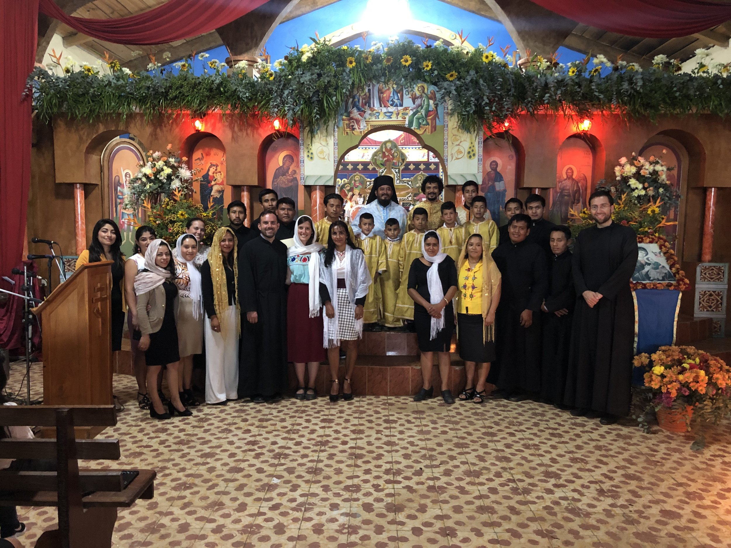 Parish visit to the community of the Most Holy Theotokos of Perpetual Help, where Fr. Alexios serves in Tajumuco. Their feast was celebrated along with many baptisms and chrismations!