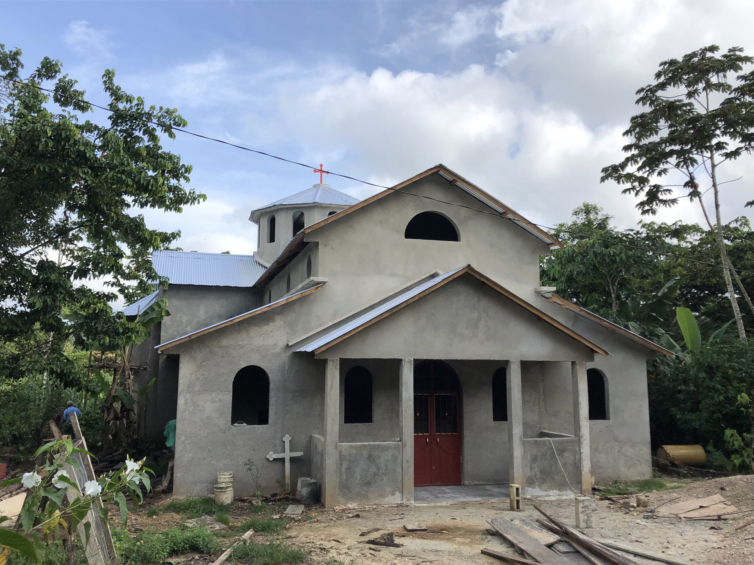 One of the many new Orthodox churches being built, this one is in Santa Rosa in southern Mexico.