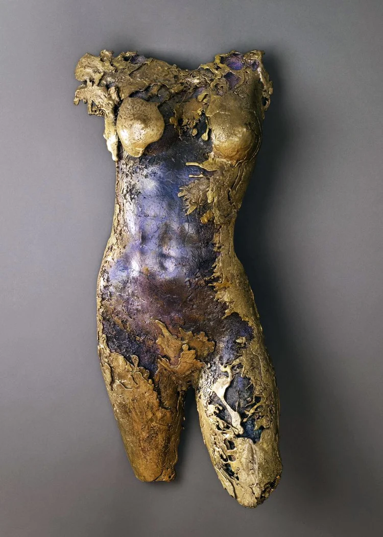 Madonna, 2002 Bronze, 31 x 16 x 5 inches, Private collection
