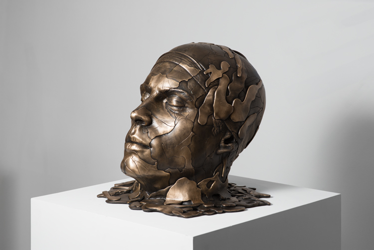 'Poseidon' 2014- sand-cast bronze