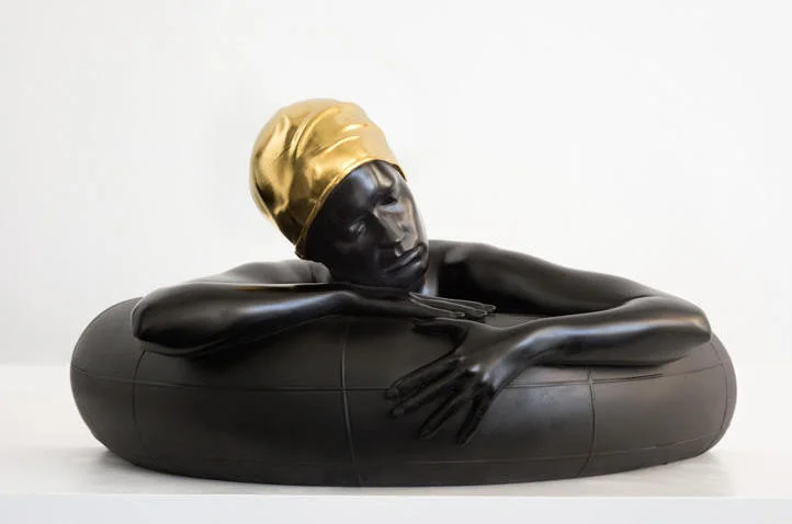 Miniature Serena II (2010) - painted resin with 24kt gold leaf - available for auction HERE .