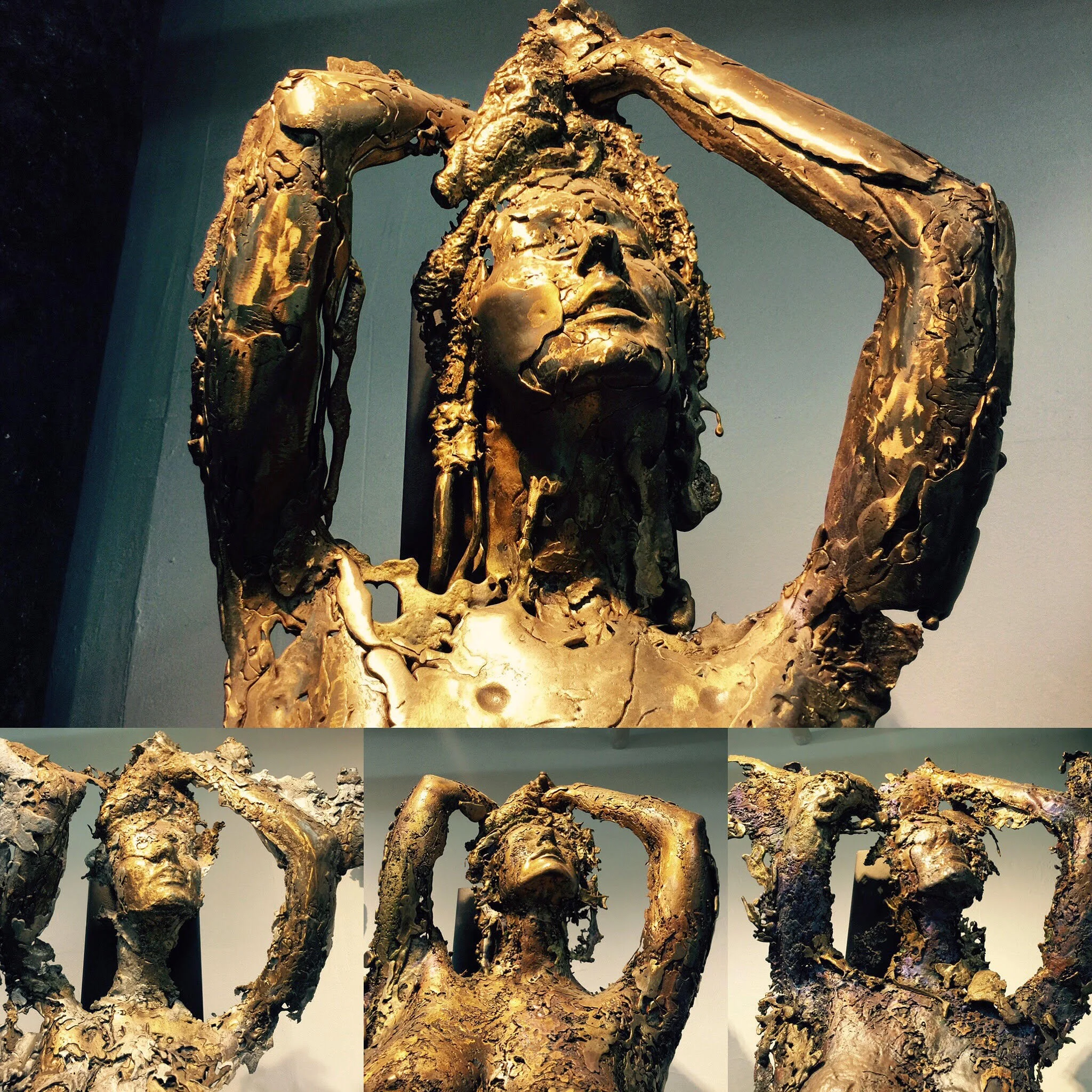 Asia, 1999. Bronze. 83 x 31 x 15 inches.