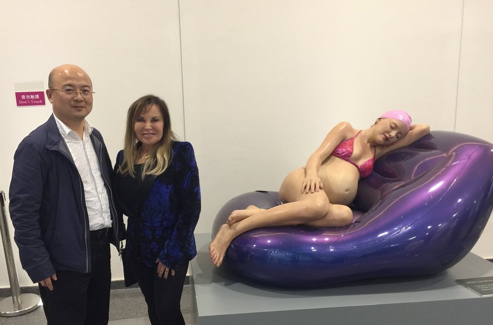 "Mona Lisa", Resin & Oil, 2016, The Chairman of the Museum, Carole Feuerman