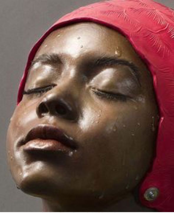 The “General’s Daughter, Resin & Oil, by Carole Feuerman